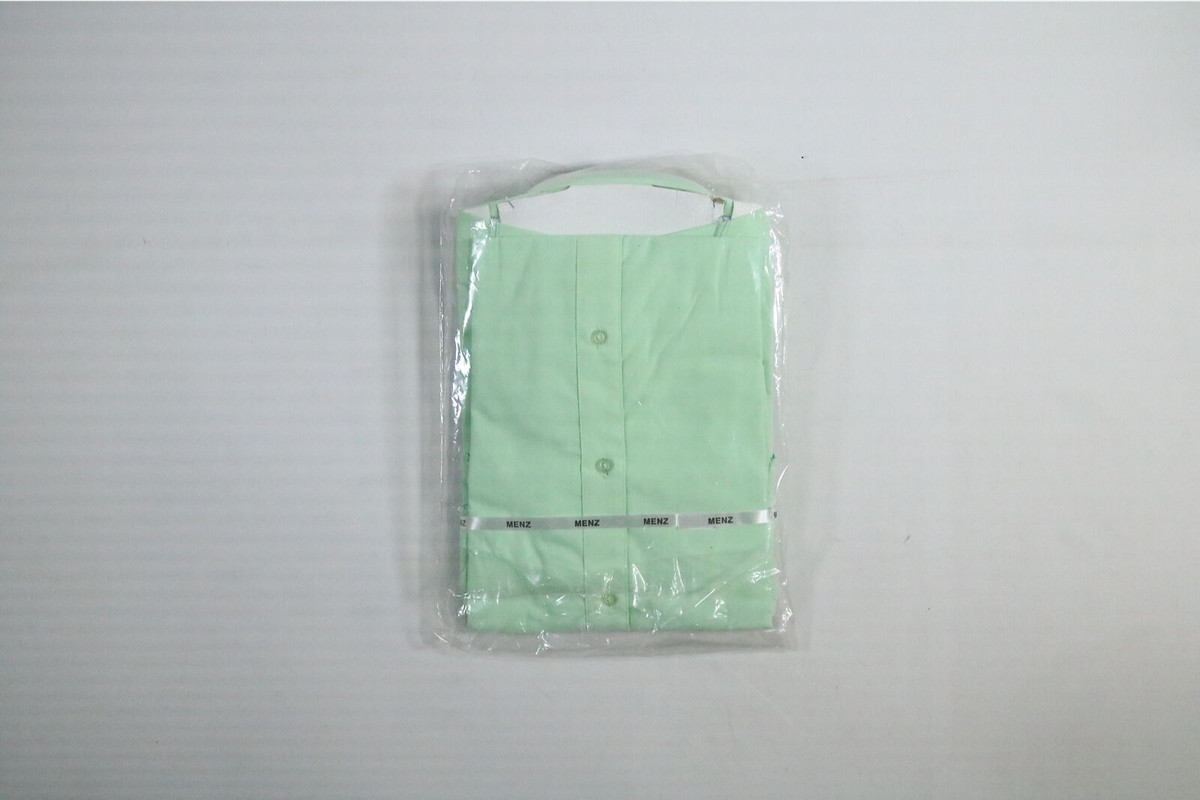 Menz GGG Light Green Button Up Dress Shirt 16.5 34-35 NEW | eBay
