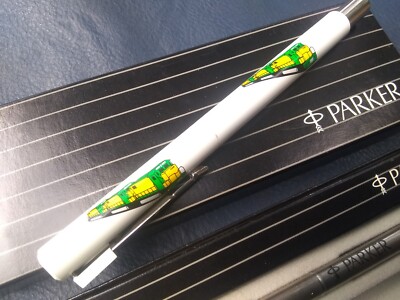  Parker Roller Ball Pen Chicago North Western Railroad Train Locomotive Ink Pen
