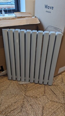 Modern White Horizontal Designer Milano Aruba White Radiators