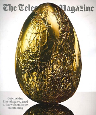 Telegraph Magazine: Easter Egg, Rick Edwards, Taylor Swift, R. Madeley, 23.3.24
