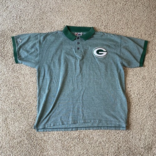 Vintage Green Bay Packers Polo MAJESTIC 