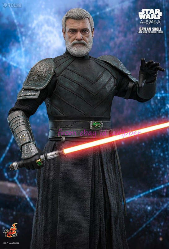 Hot Toys Tms125 1/6 Star Wars Ahsoka Baylan Skoll Action Figure In