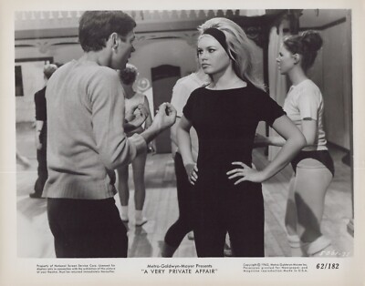 Brigitte Bardot in A Very Private Affair (1962)   Vintage Hollywood Photo M 270