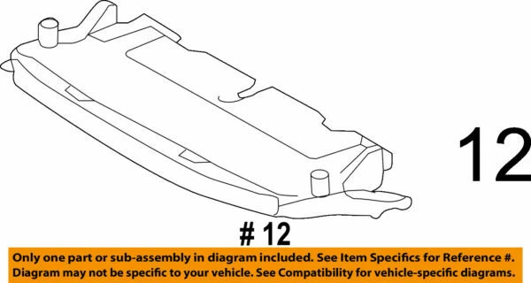 53289-30250 Toyota Cover, radiator support opening 5328930250, New 