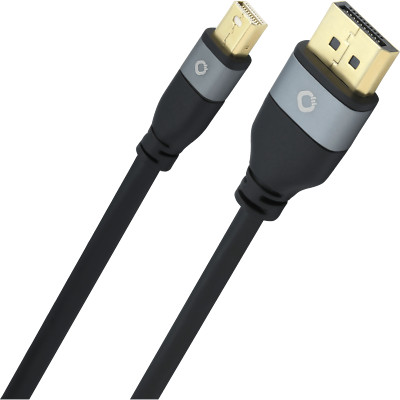 OEHLBACH Impact Plus M1 Minidisplayport auf Displayport-Kabel bis 5K schwarz 1m