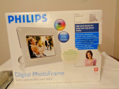 Philips 7FF2CME 7'' Digital Picture Frame Silver High Pixel Density