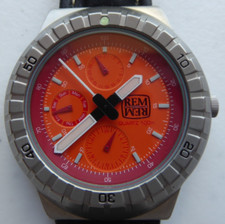 REMREM - MULTIFUNCTION WATCH - ANDERS SMITH - DANISH DESIGN WRISTWATCH - ORANGE
