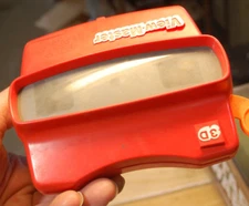 nice Vintage 3D View-Master Red Phototype Slide Viewer Classic Toy No Reels