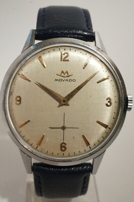 MOVADO OVERSIZE (37mm) SEHR GUTER ZUSTAND, 50er Jahre