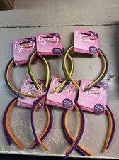 GOODY Brand GIRLS 2-Piece Silicone Headbands Secure/Gentle Hold Lot Of 6 Packs