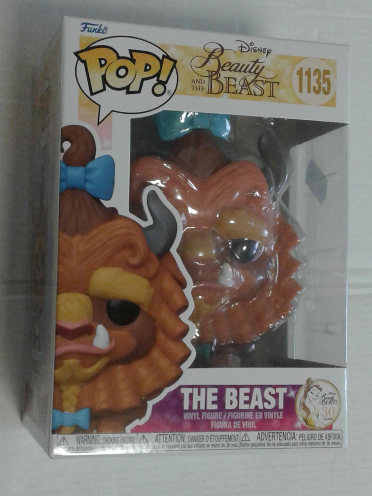 MODELLINO- FUNKO POP- DISNEY- N° 1135- BEAUTY AND THE BEAST- the beast- NUOVO