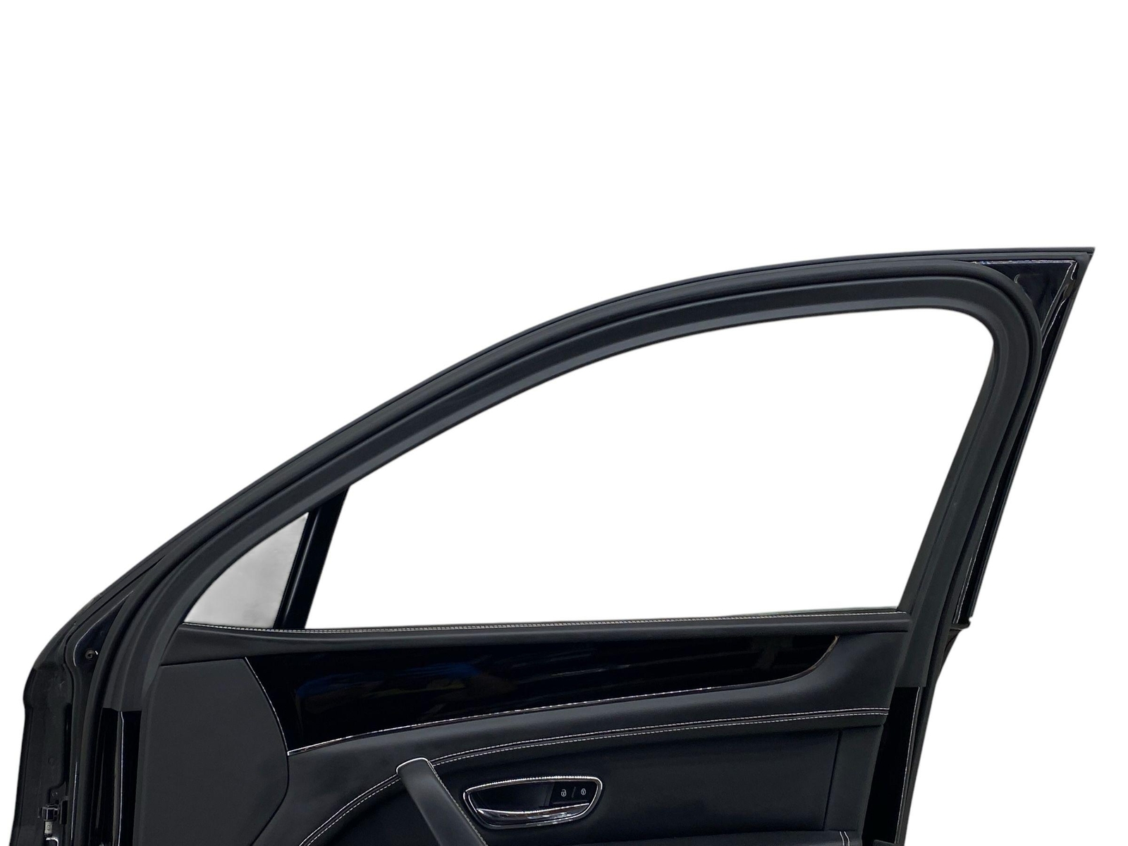 2016-2020 BENTLEY BENTAYGA OEM FRONT RIGHT PASS DOOR SHELL ONYX BLACK W/ HANDLE