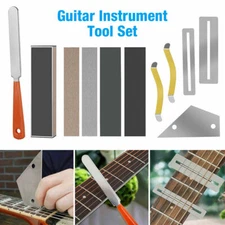11xGuitar Luthier Tool Kit Fret Leveling Sanding Beam Fret Crowning Luthier File