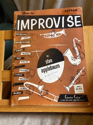 How to Improvise Guitar partition méthode éditions Charles Colin 1954 - Photo 1/4