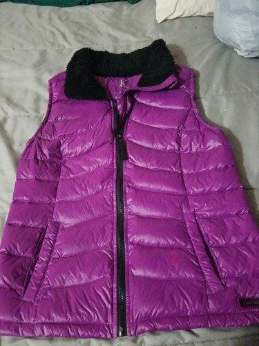 Calvin Klein Purple Down Winter Puff 