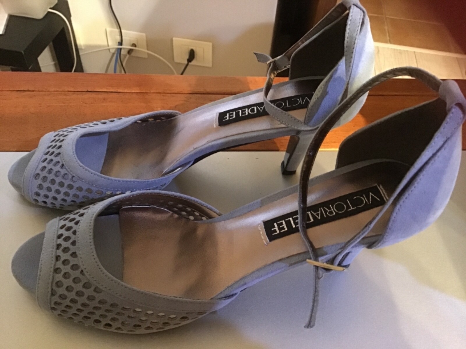 Victoria DELEF Blue Sandal | eBay