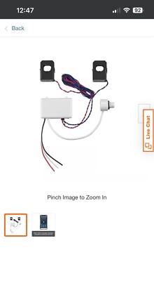 Leviton 2nd Gen Smart Breaker Load Center Hub Whole Home Energy Monitor LWHEM-
