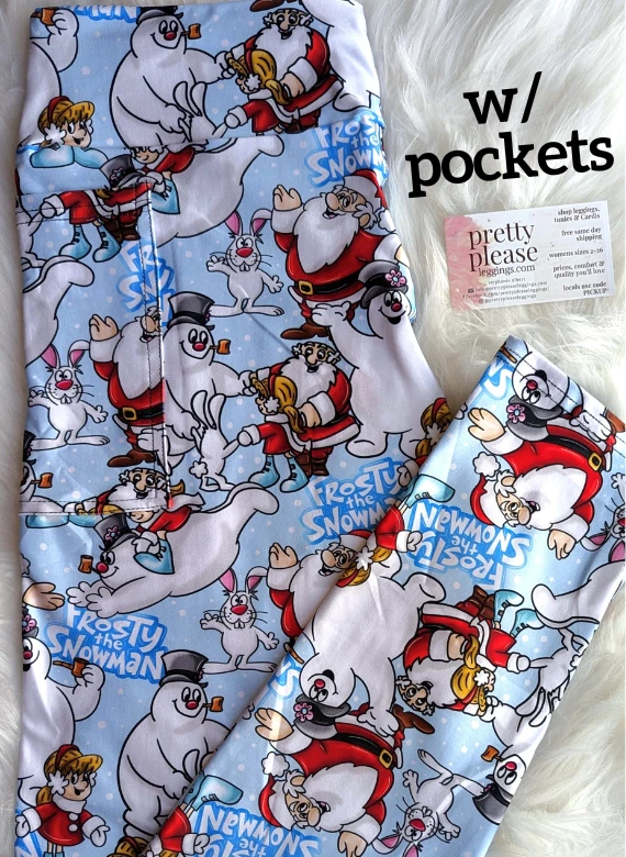 Leggings Clásicos Frosty el Muñeco de Nieve Navidad Súper Suaves Plus Disney OS TC rts Foto 2 de 2