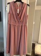 LOFT Pink Women’s XL Sleveless Dress NWT