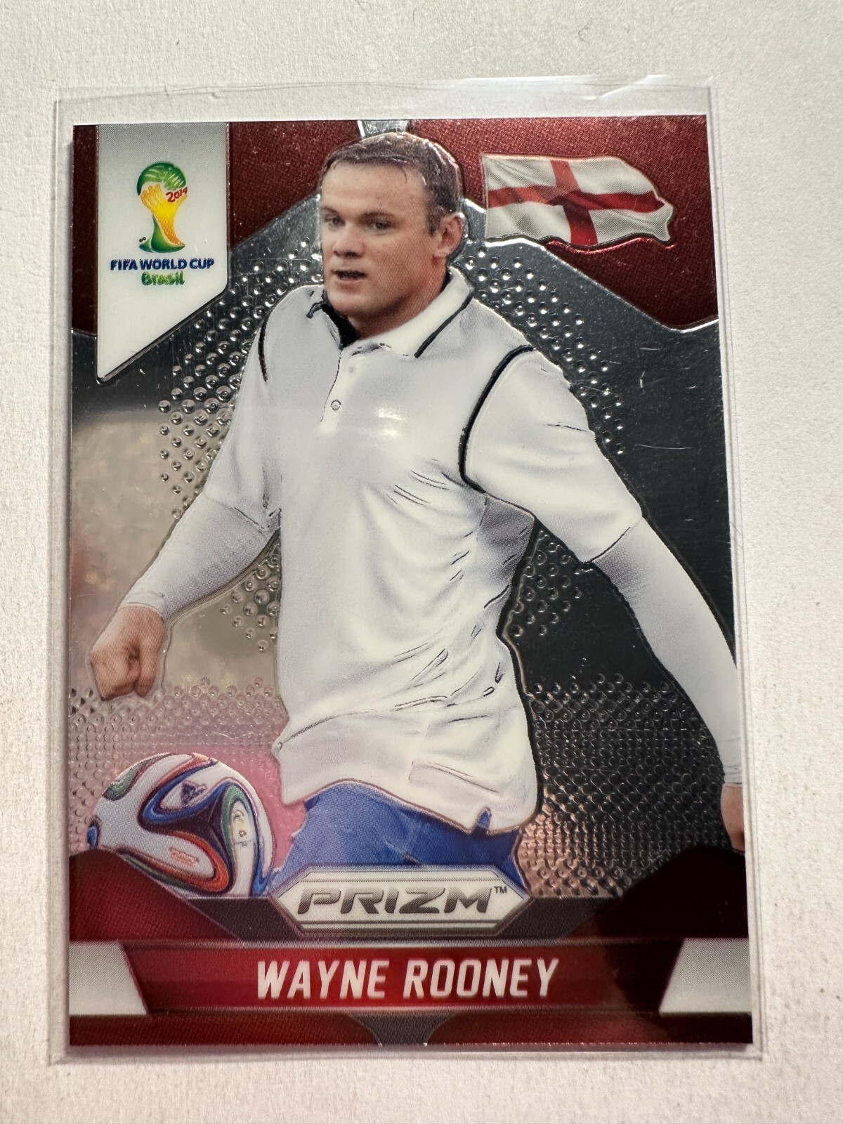 K30,401 - 2014 Panini Prizm World Cup #142 Wayne Rooney