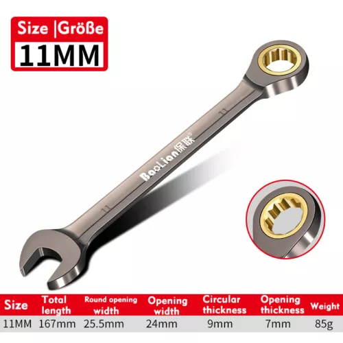 6mm - 32mm Ratschen-Ringmaulschlüssel Ratschenschlüssel Knarrenschlüssel SW - Bild 13 von 58