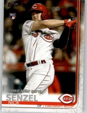 (10) 2019 Topps Update NICK SENZEL Base Card Lot (x10) Reds RC Debut #US95