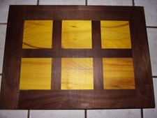 DECORATIVE CHARCUTERIE CUTTING BOARD SOLID WALNUT OSAGE ORANGE WEDDING HANDMADE