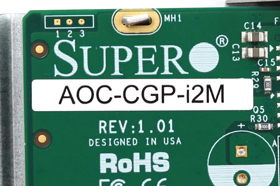SuperMicro Dual-Port Gigabit PCIe x4 Ethernet Adapter Card P/N: AOC-CGP-i2M - Image 4 of 4