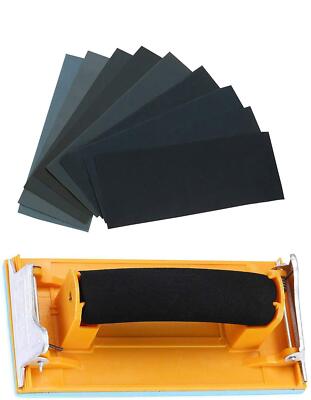 Sandpaper Variety Pack 120 to 3000 Assorted Grits Sand Paper 24 Pack Sandpape...