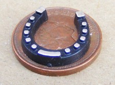 Dolls House Large Lucky Horse Shoe 1:12 Scale Miniature Fairy Garden Door tumdee