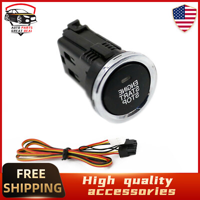 12V Car Keyless Engine Start Stop Push Button Power Starter Ignition Switch Part
