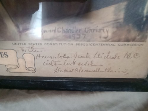 Orig 1937 The Signing of the Constitution of the United States by Howard Christy - Picture 7 of 22
