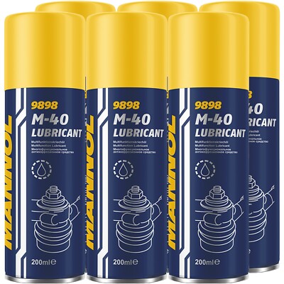 6x 200 ml MANNOL M-40 ROSTLÖSER MULTIFUNKTIONS-SPRAY KRIECHÖL MULTIFUNKTIONSÖL