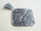 Vintage 925 Sterling Silver Filigree Pendant 11.7 Grams — photo 4