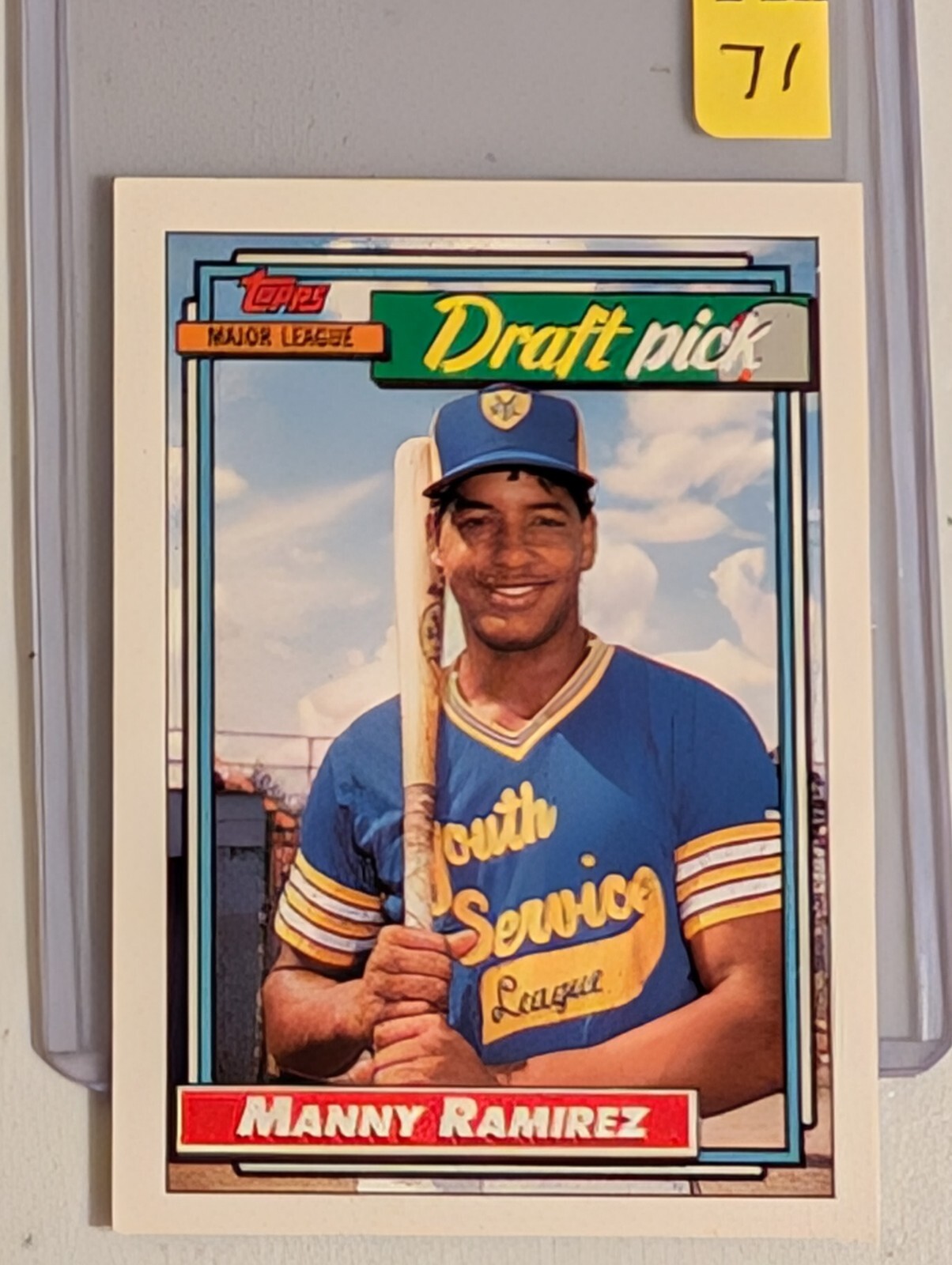 1992 Topps - #156 Manny Ramirez (RC) Cleveland Indians (#0071)