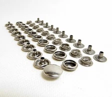 Snap Fasteners 100% Stainless Steel Boat Marine Snaps - The Real Stainless Snaps