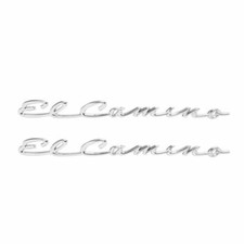 New Pair Of Front Fender Emblem Trim Parts Fits 1959 Chevrolet El Camino 4810