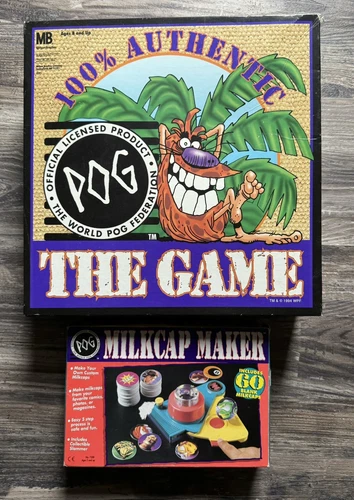 **LOT of POG items** Vintage 1994 POG The Game WPF Milton Bradley
