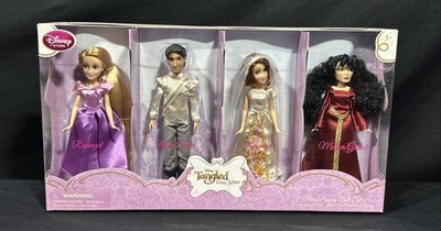 Disney Store Exclusive Mini Tangled Ever After Princess 4 Doll Set Rapunzel