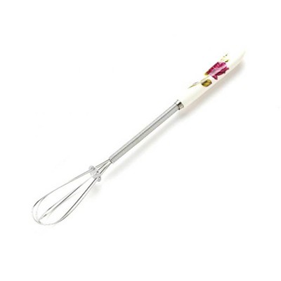 (Rose)Edelstahl Egg Whisk Mixer Cartoon Keramikgriff Hand Eier Beater CU