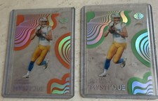 Lot of 2 2020 Panini Illusions - Mystique Herbert #MY3 Emerald & Orange