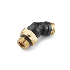 Parker 379Ptcr-10-Ma22 Metric Dot Push-To-Connect Fitting, Composite, Black