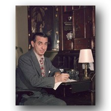 Eddie Cantor Photo 8x10 Vaudeville Comedian Actor At Home 1945