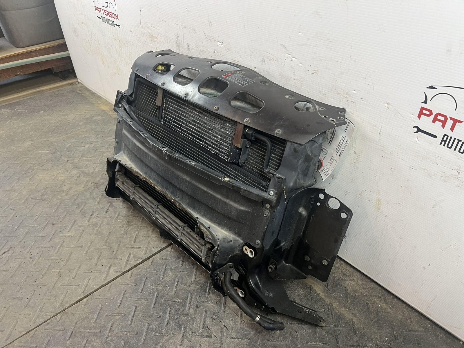 2004 BENTLEY CONTINENTAL 6.0 RADIATOR A/C CONDENSOR COOLING FAN MOTOR SUPPORT
