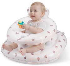 Inflatable Baby Seat for Babies 3 36 Months, Sit Me Up Floor Chair with Built...