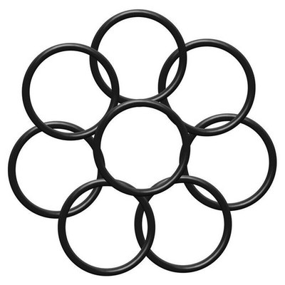 O Ringe Nitrilkautschuk Öl Resistent Draht Durchmesser 2,5mm Dichtring Schwarz
