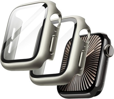 2 Pack Case with Screen Protector for Apple Watch Series 11 46mm Overall Protect