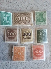 german stamps job lot X8 RefA1