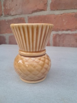 West Highland Pottery Dunoon schottische Distelkopf Vase
