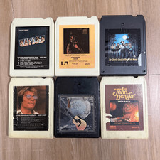 8 Track Cassette Tape Lot Untested Vintage Country Music Waylon Willie Nelson